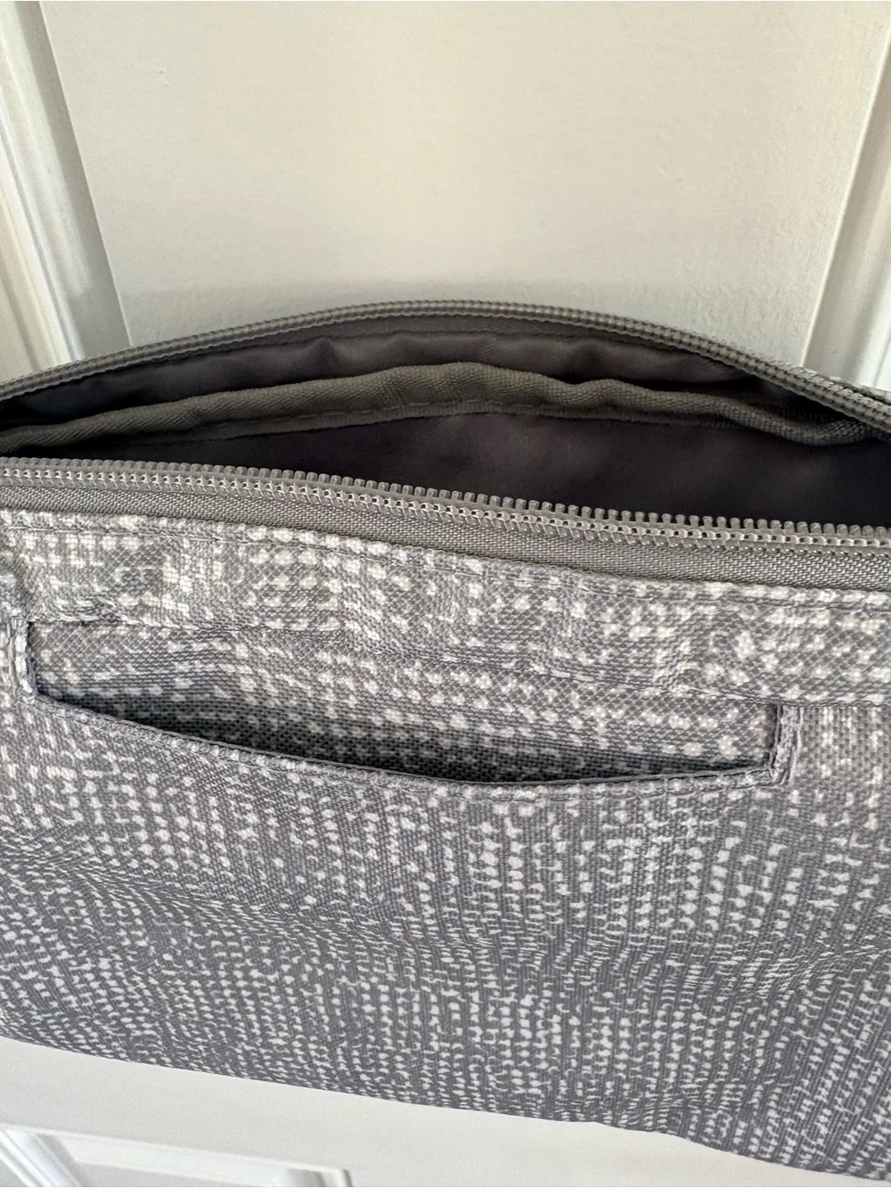 Thirty-One Gray Crossbody Organizer Bag
